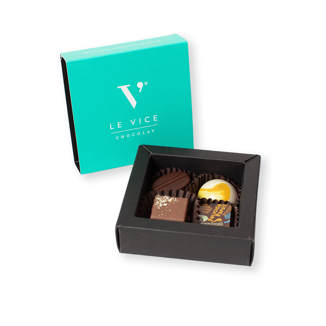 Caja 4 bombones Día del Padre