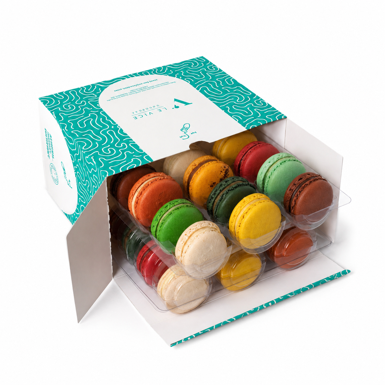 Caja 24 macarons