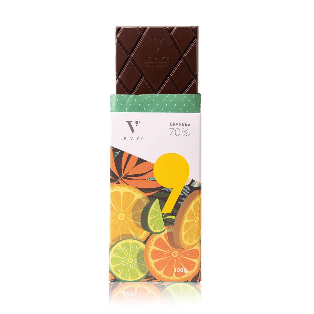 Tableta Chocolate Naranjas 70%