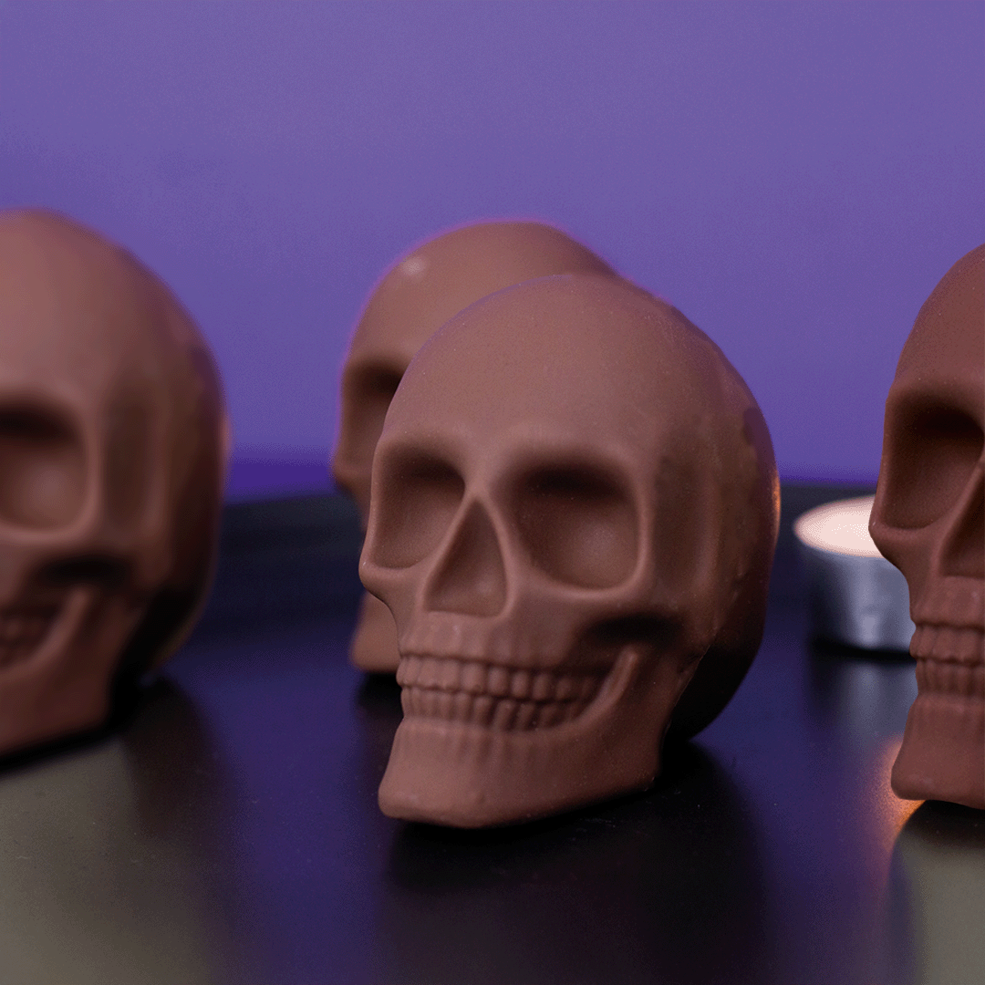 This is Halloween: Calavera Leche 40 gr (Unidad)