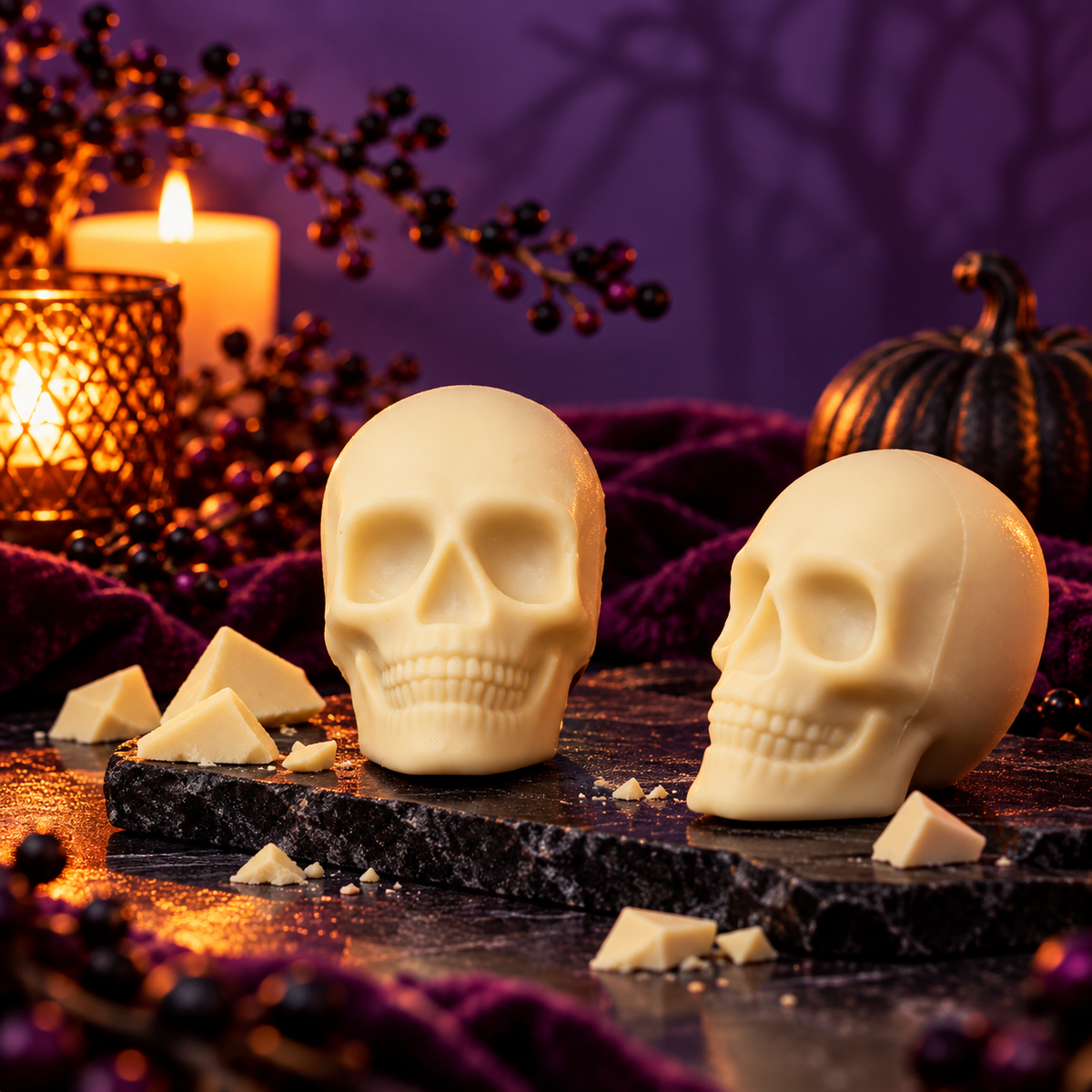 This is Halloween: Calavera Blanco 40 gr (Unidad)