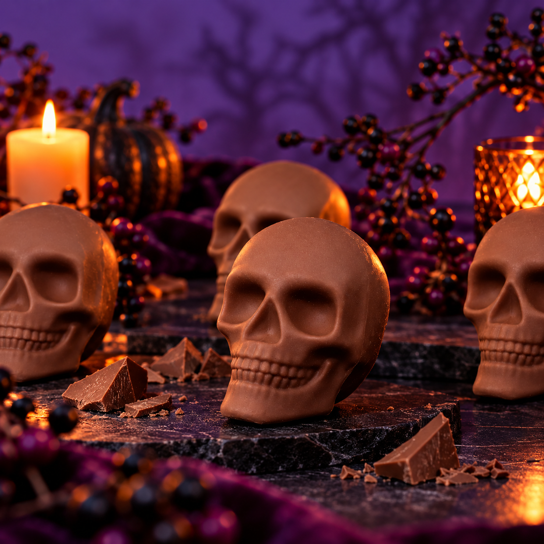 This is Halloween: Calavera Leche 40 gr (Unidad)