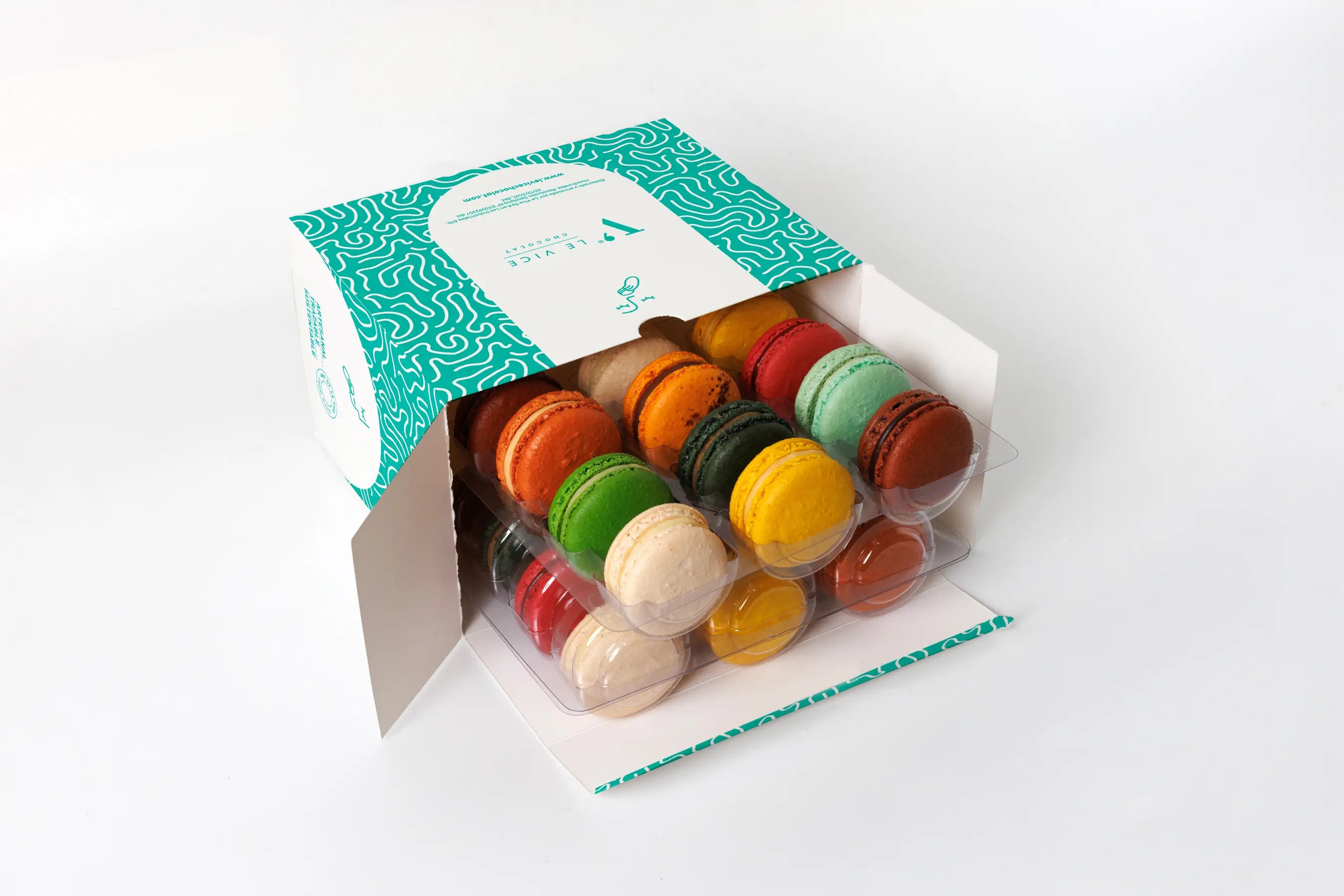Caja 24 macarons