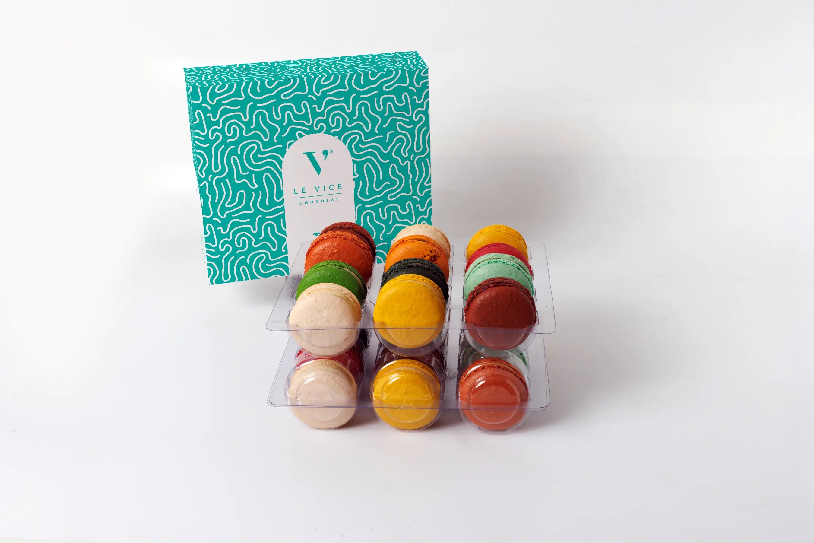 Caja 24 macarons