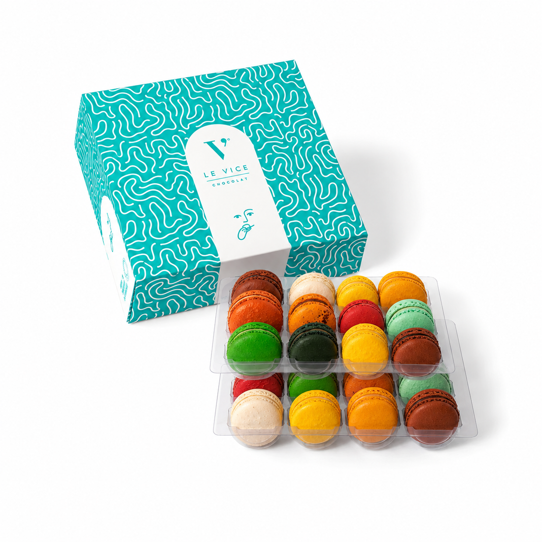 Caja 24 macarons