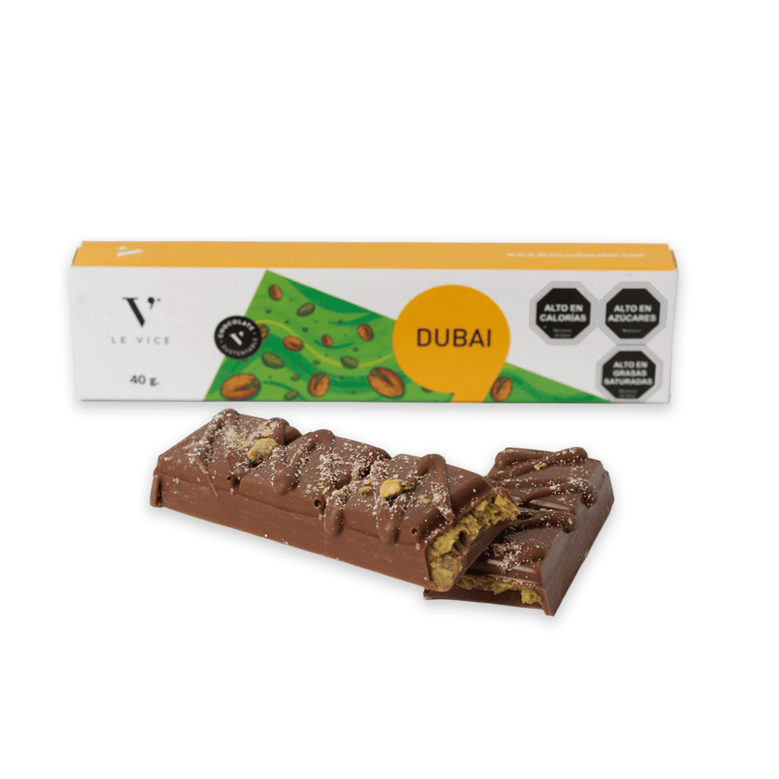 Barra Chocolate Dubai 40g