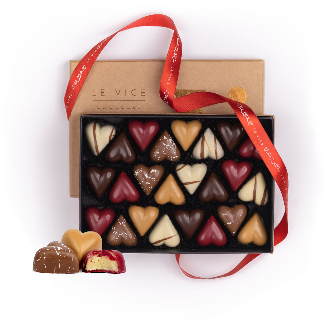 Amour: Box of 24 hearts